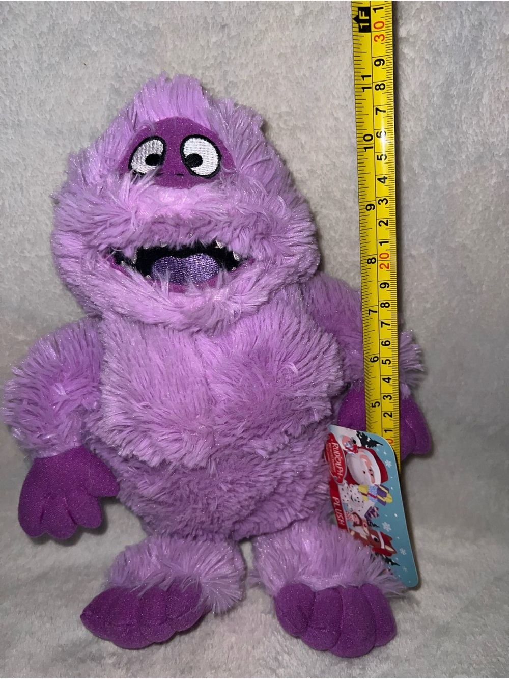 Purple Plush Monster Stuffed Toy - Kids Toy